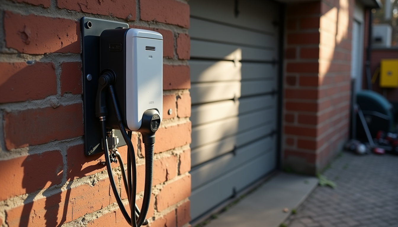 Photographie illustrant une erreur courante lors de l'installation d'une borne de recharge