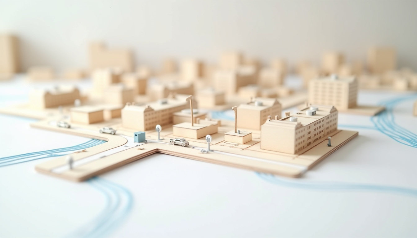 Plan urbain d'Ézanville avec localisation des bornes de recharge publiques