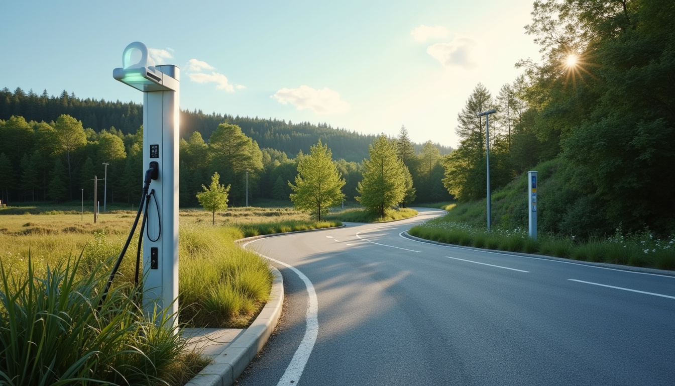 Station de recharge publique à proximité de Chissay-en-Touraine