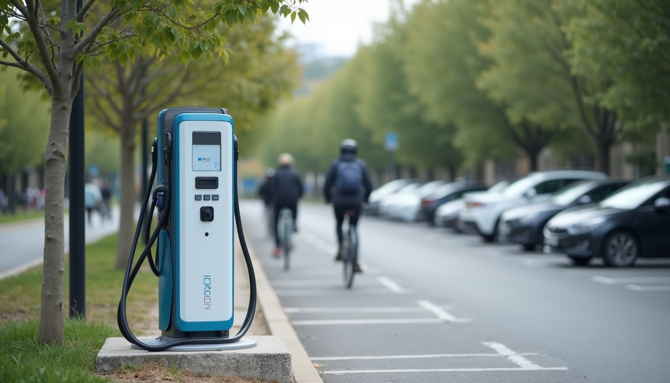 Station de recharge publique pour voiture électrique à Saint-Aubin-de-Médoc