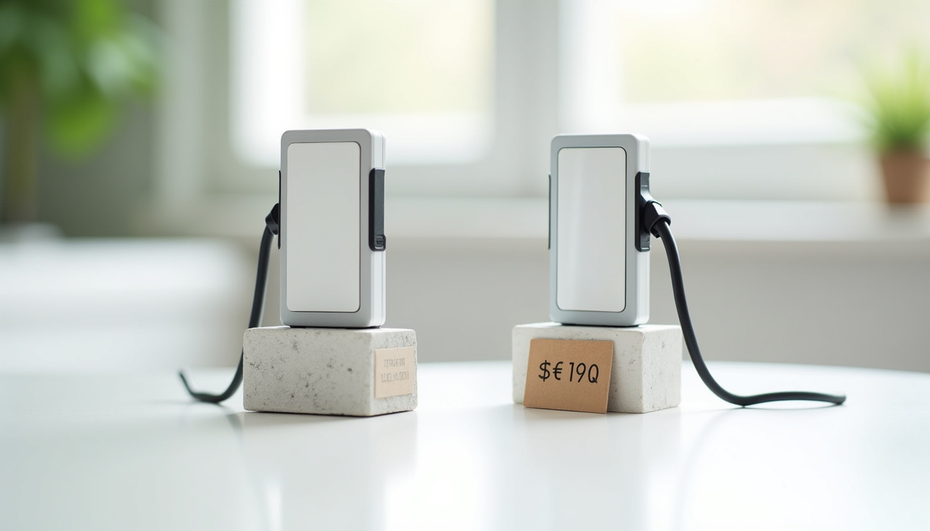 Tableau comparatif des coûts d'installation d'une borne de recharge