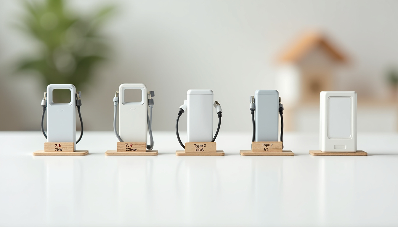 Tableau comparatif des différents types de bornes de recharge disponibles à Genilac