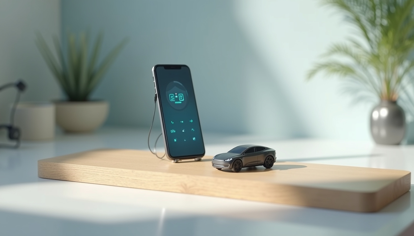 Utilisation d'une application mobile pour piloter une borne de recharge connectée