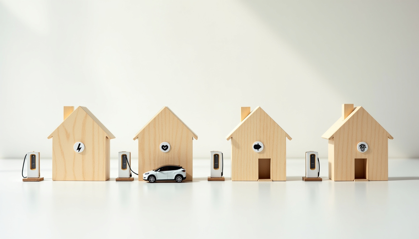 Infographie illustrant les étapes pour installer une borne électrique en copropriété: demande au syndic, accord, raccordement, installation